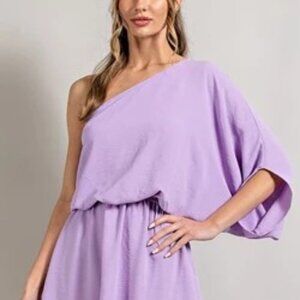 One Shoulder Mini Dress